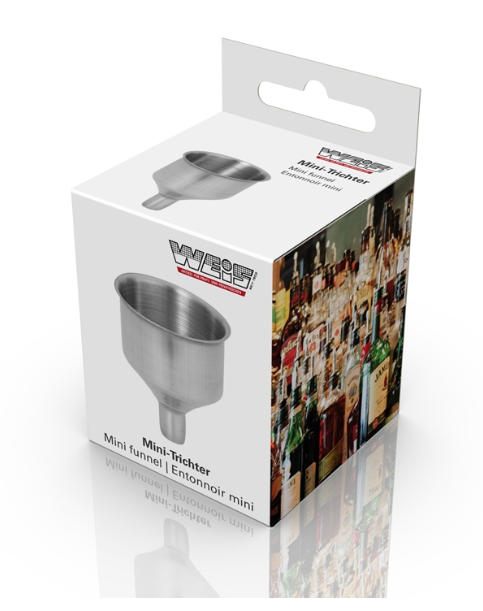 Kleiner Edelstahltrichter