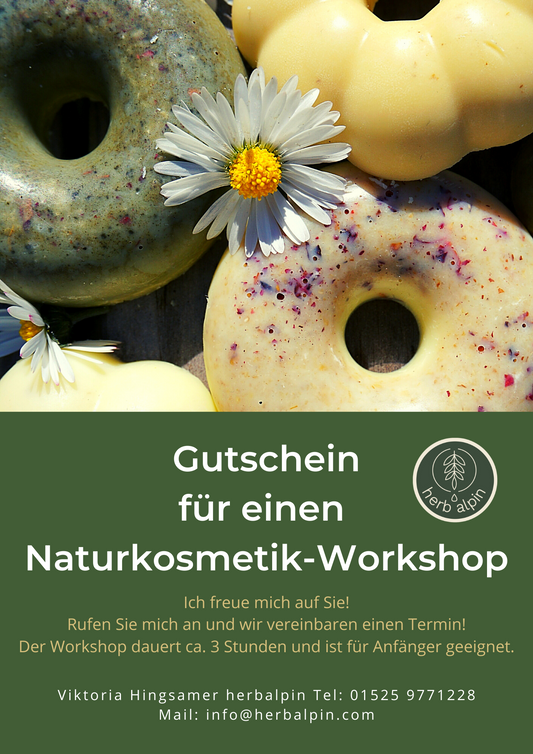 Gutschein Naturkosmetik Workshop